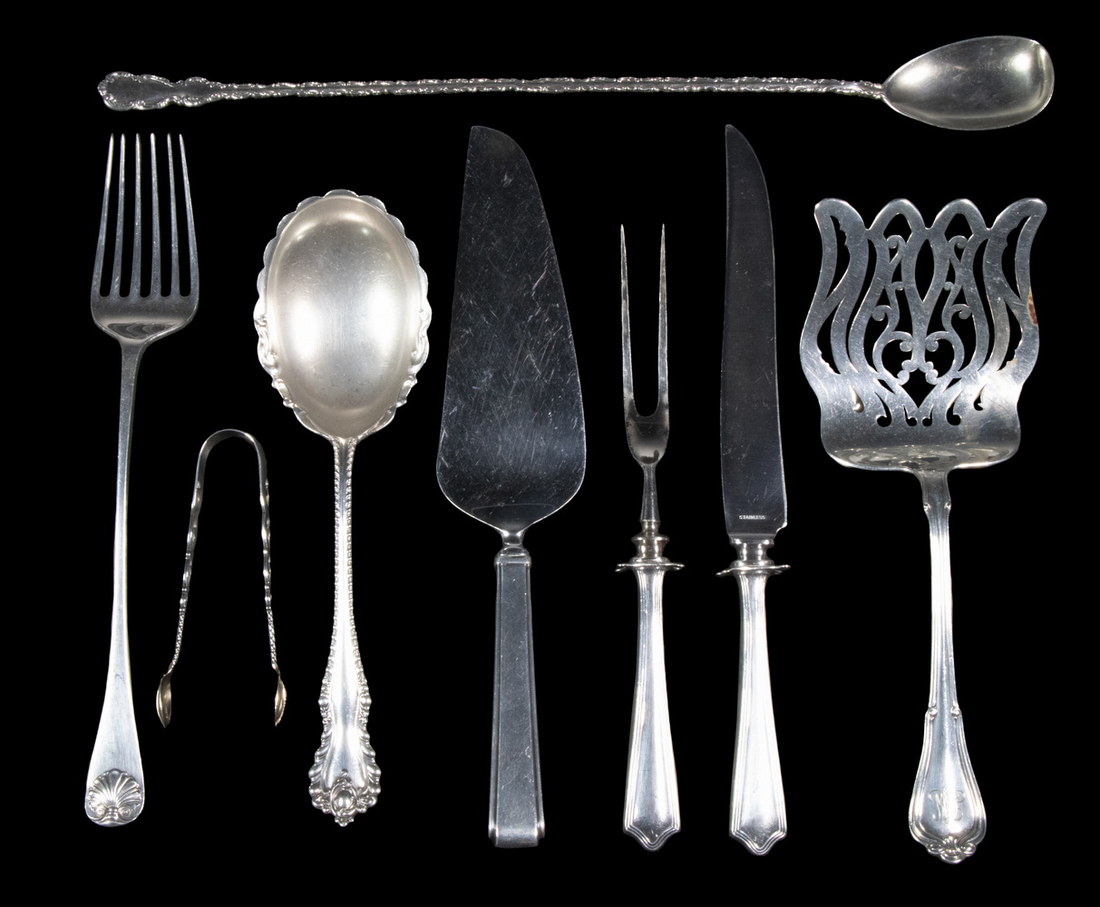 STERLING SILVER SERVING UTENSILS