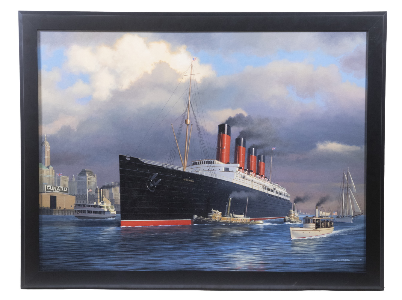 STAN STOKES NY 1950 Lusitania 3029da