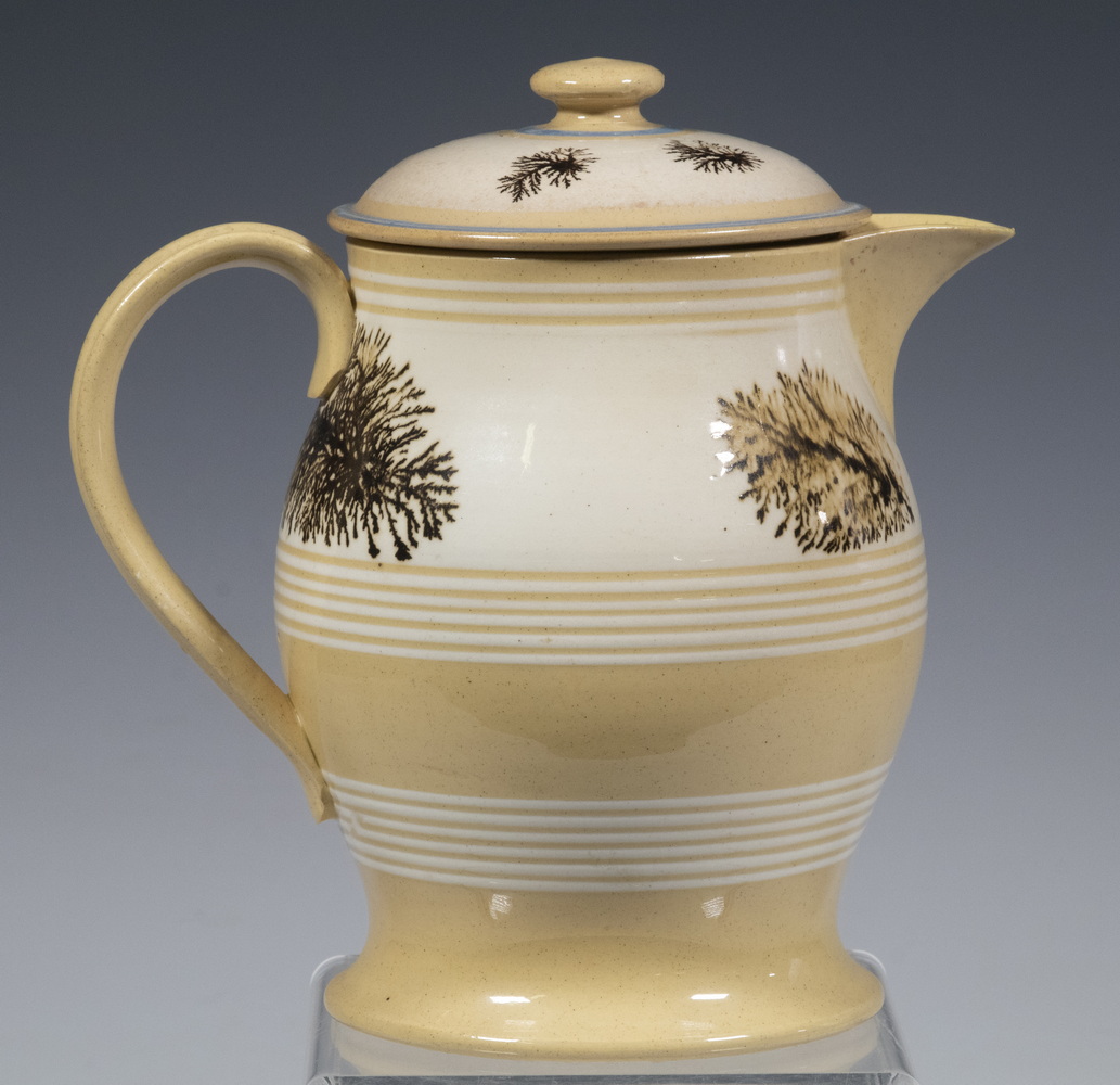 YELLOW WARE MOCHA SEAWEED LIDDED 302a14