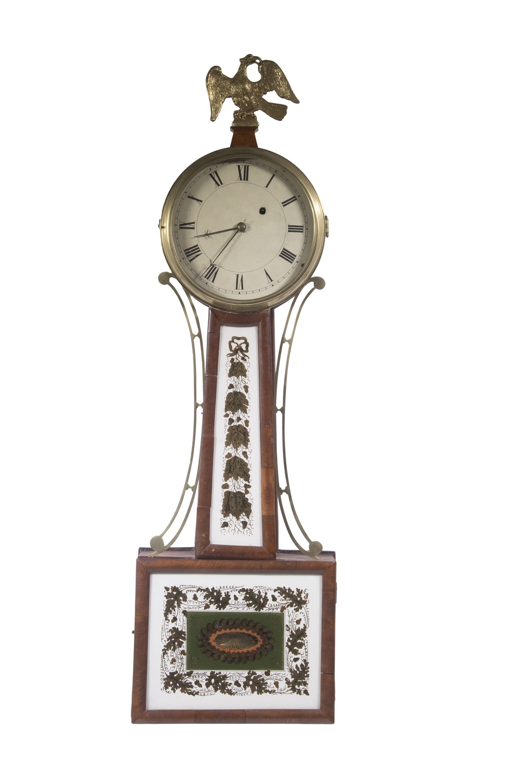 FEDERAL PERIOD BANJO CLOCK BY JOHN 302a45