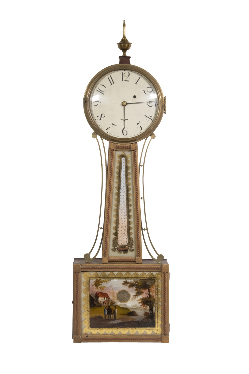 LEMUEL CURTIS FEDERAL BANJO CLOCK Ca