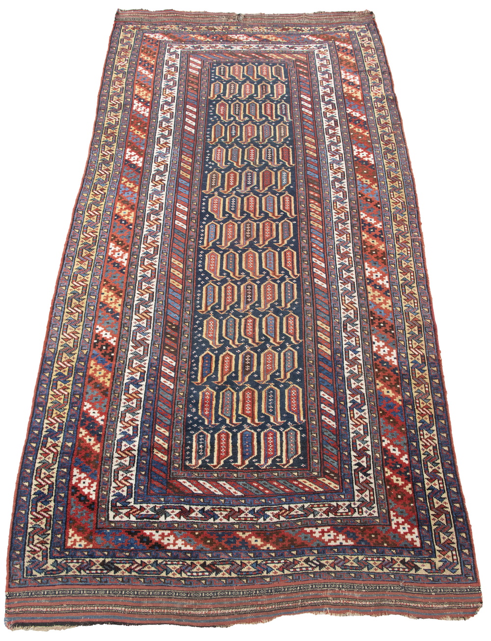 KAZAK LONG RUG, (4'10" X 10'1")