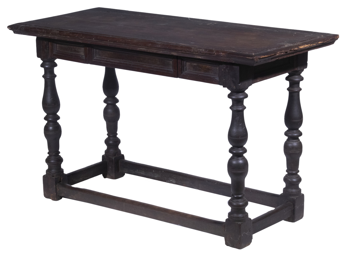 17TH C. HARDWOOD SIDE TABLE Early