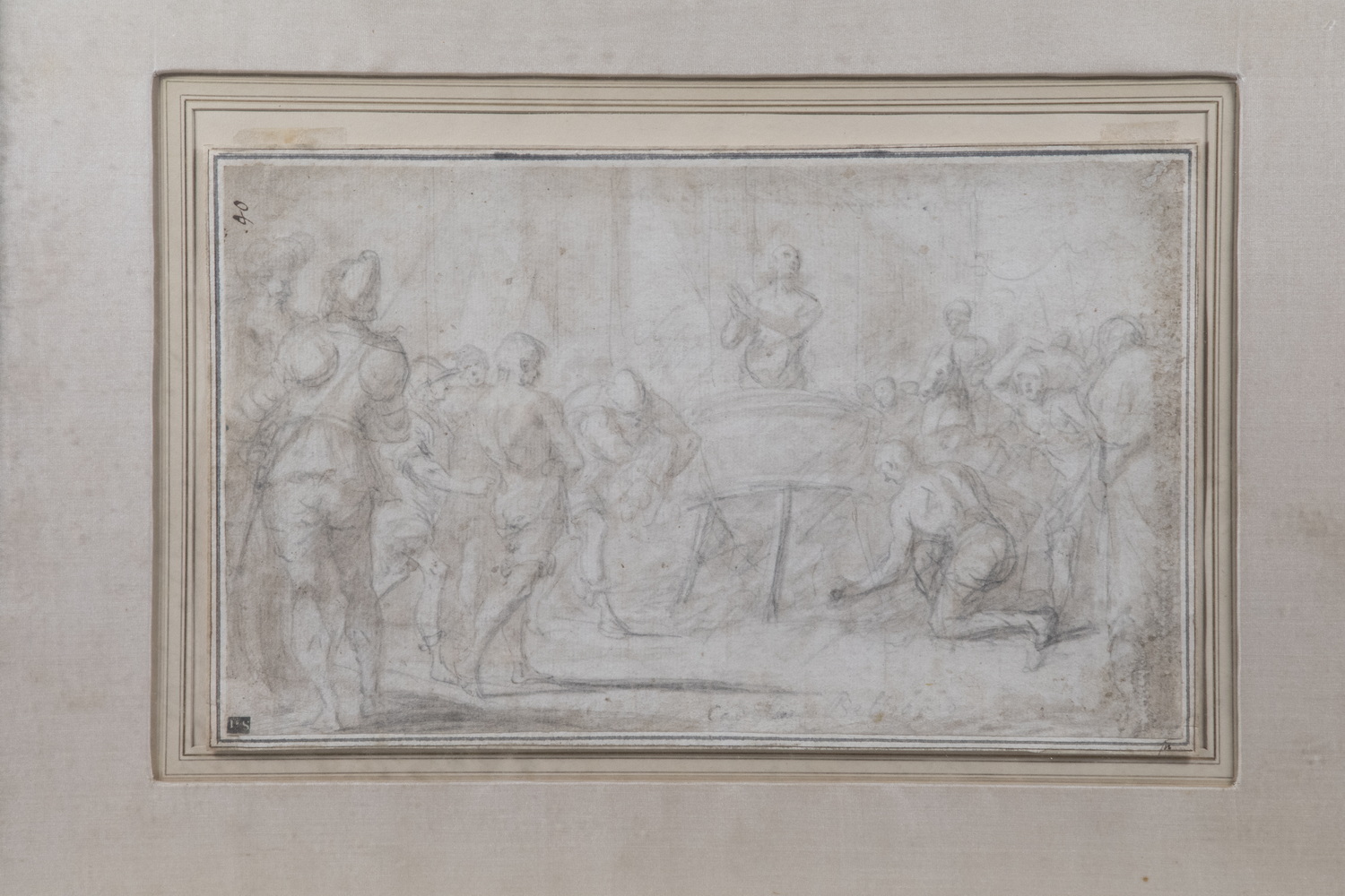 OLD MASTER DRAWING The Martyrdom 302a91