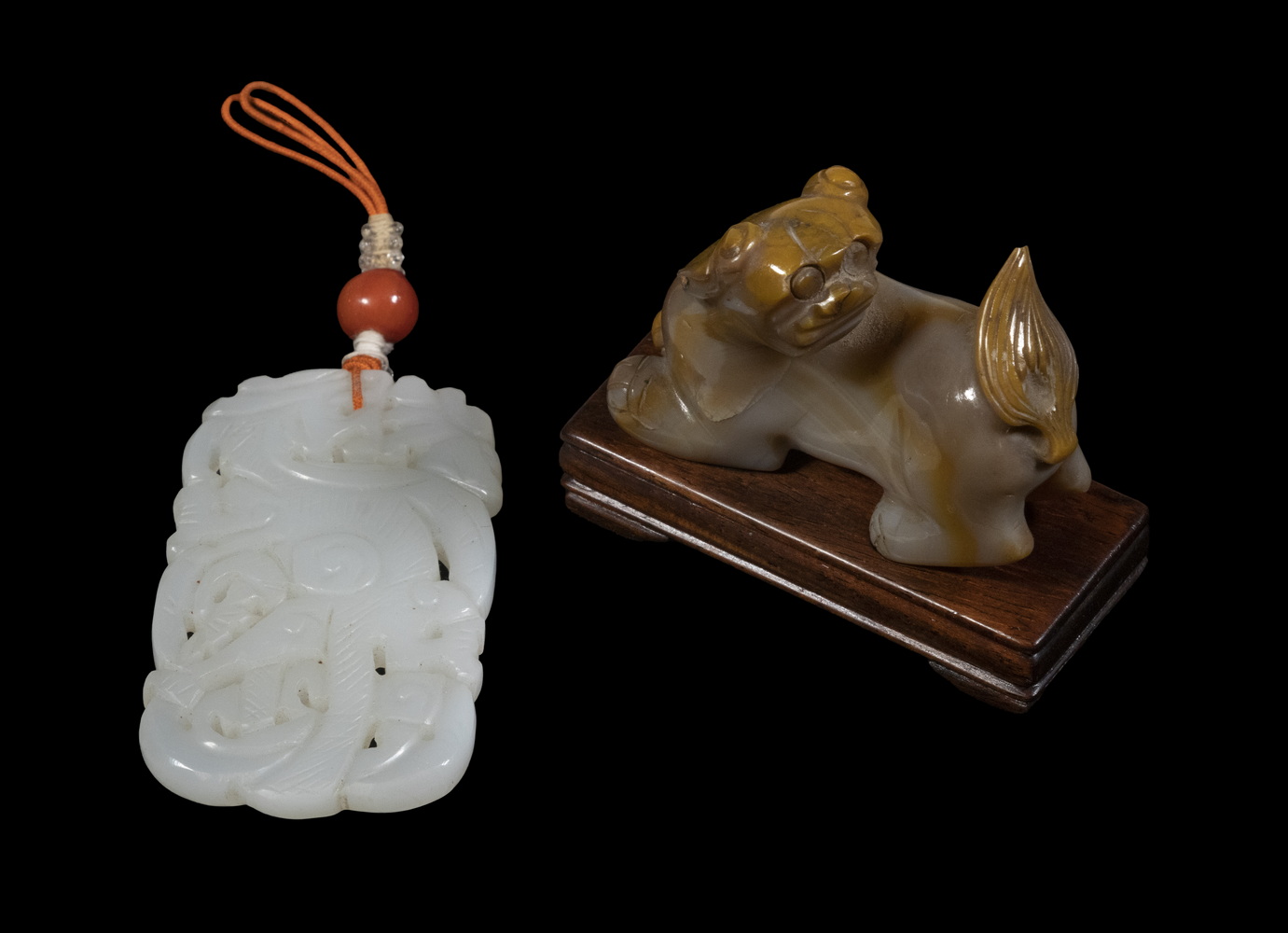 CHINESE HARDSTONE MINIATURES (2)