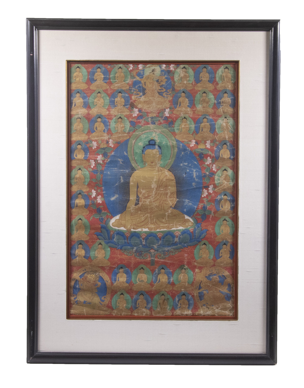 18TH C TIBETAN THANGKA The Buddha 302b24