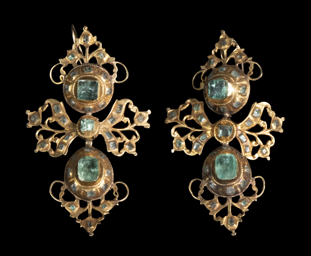 PR MUGHAL GOLD DIAMOND EARRINGS 302b54