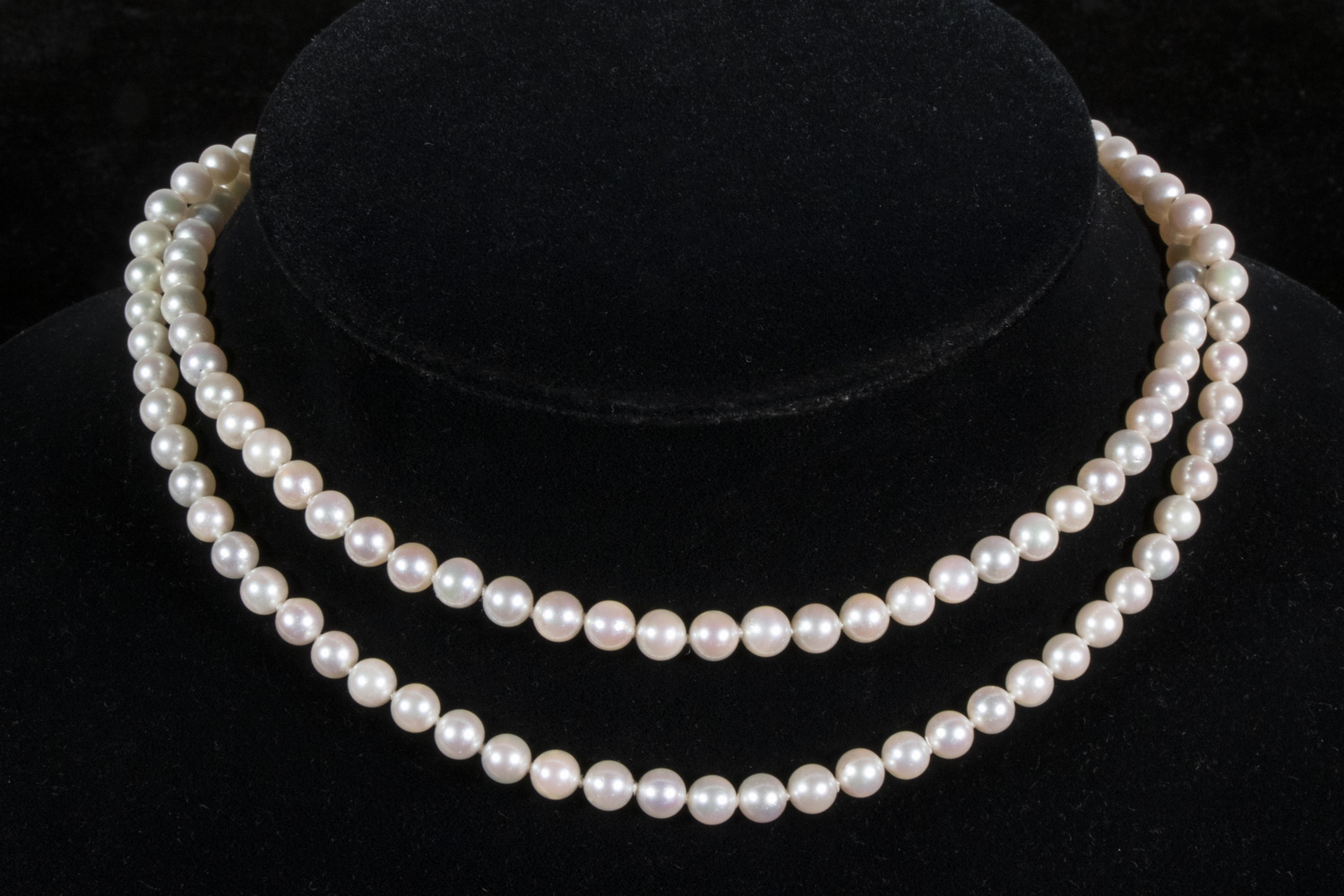 PEARL NECKLACE Double Strand of