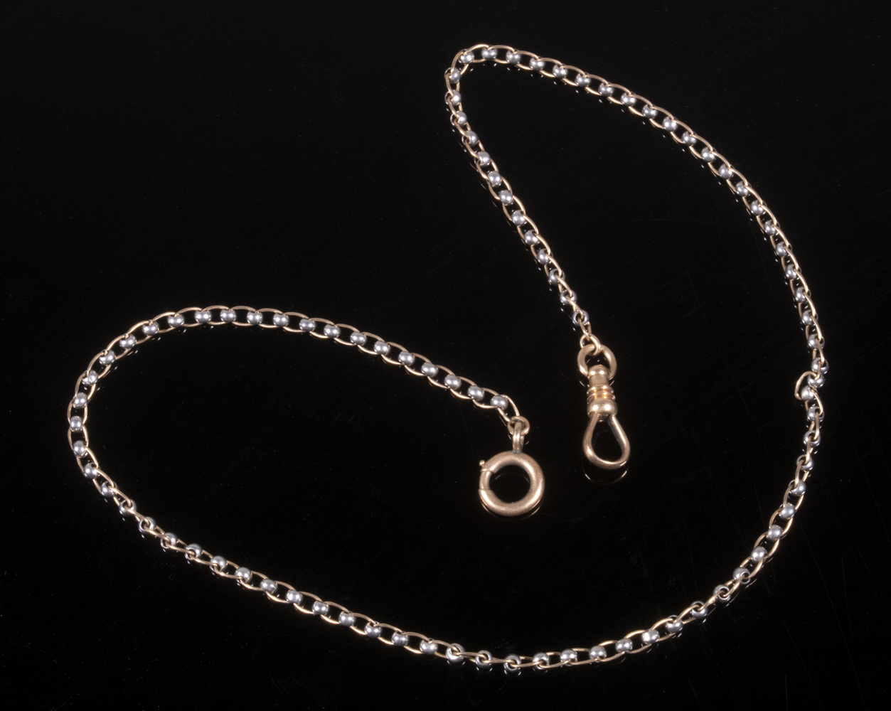 14K GOLD WATCH CHAIN White and 302d0c