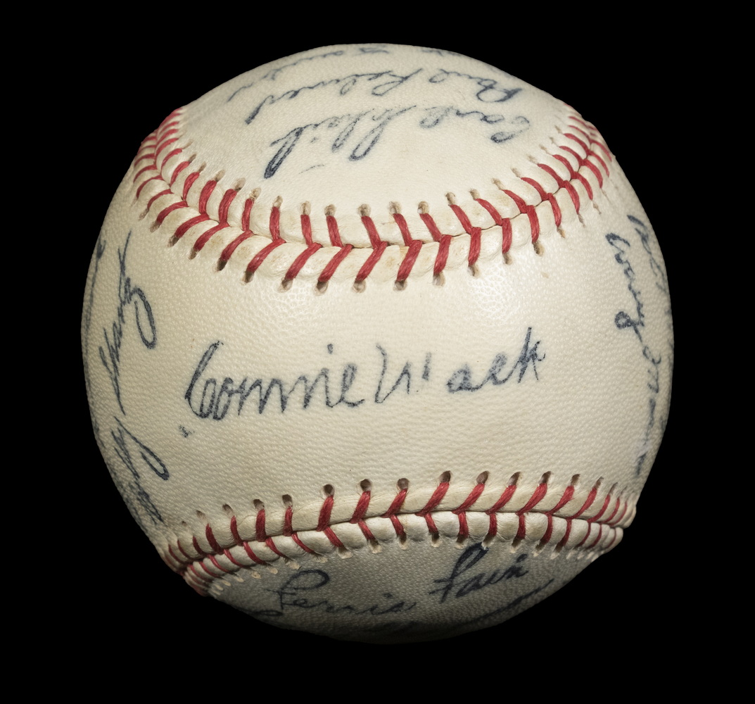 1950 PHILADELPHIA ATHLETICS TEAM SIGNED