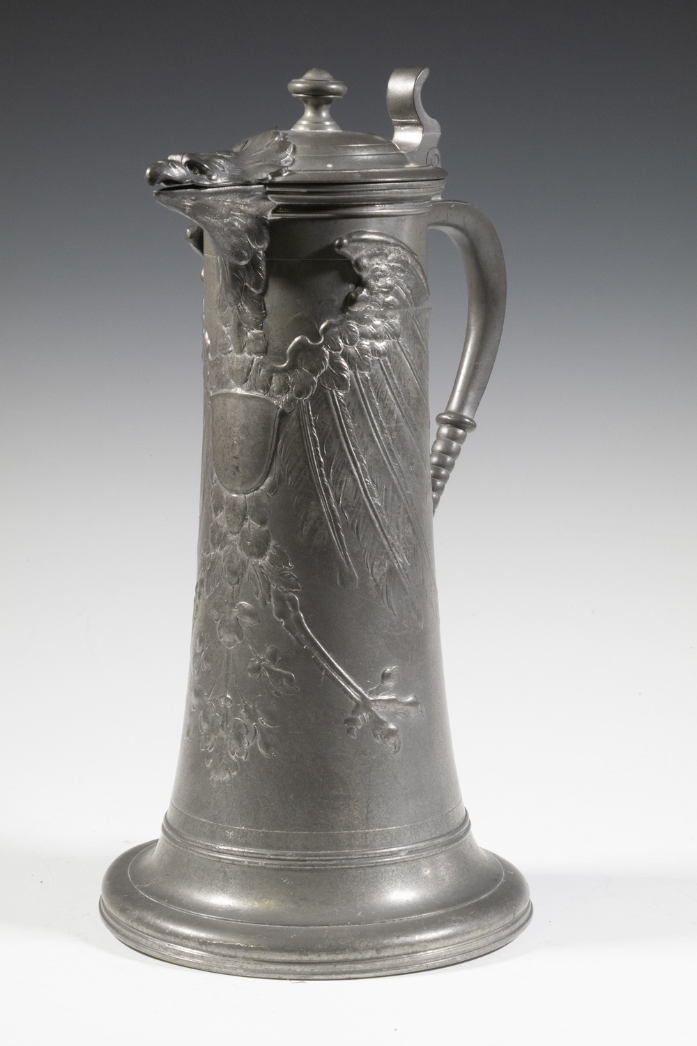 KAYSERZINN GERMAN PEWTER STEIN WITH