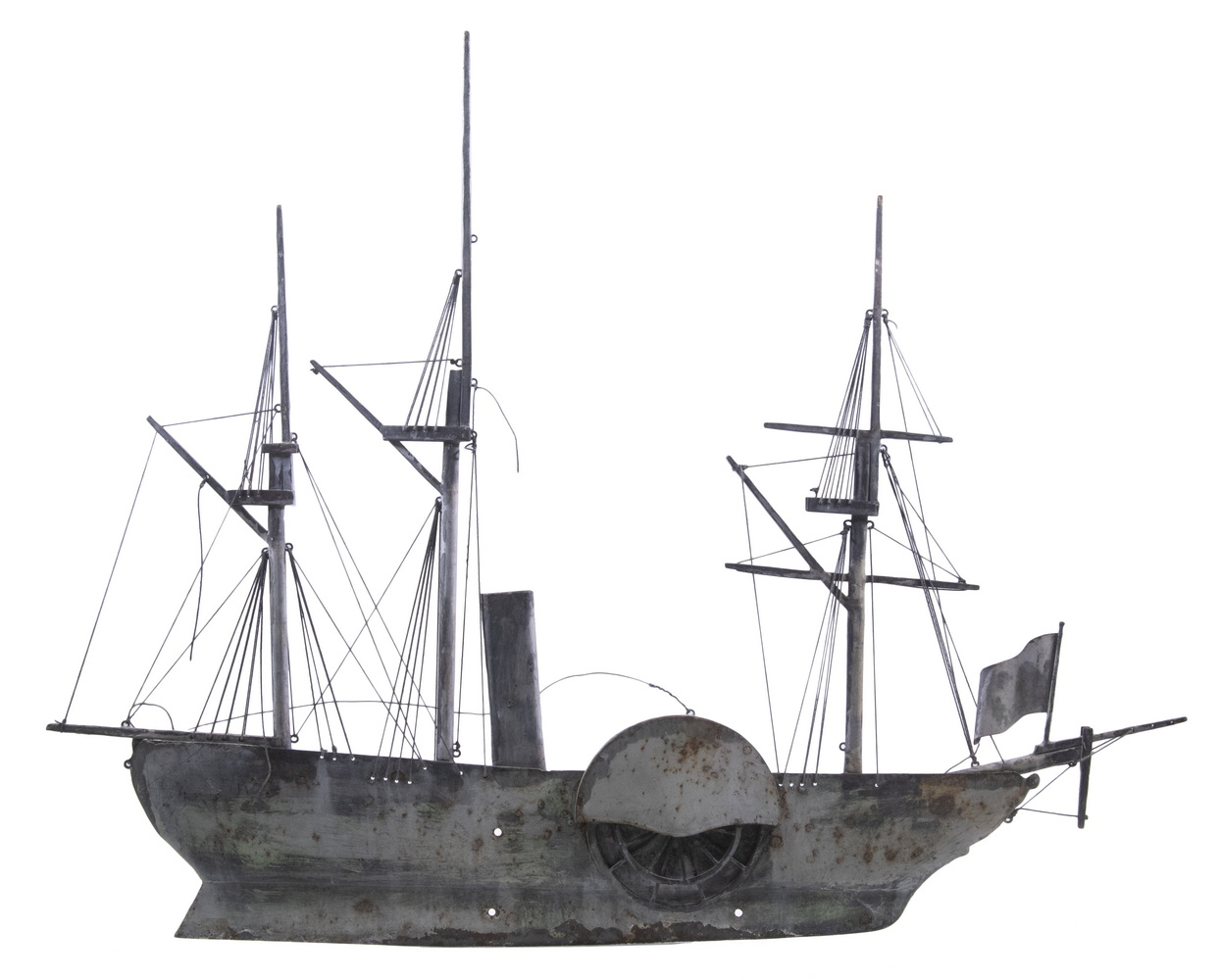 19TH C. EXTERIOR DECORATIVE SHIP