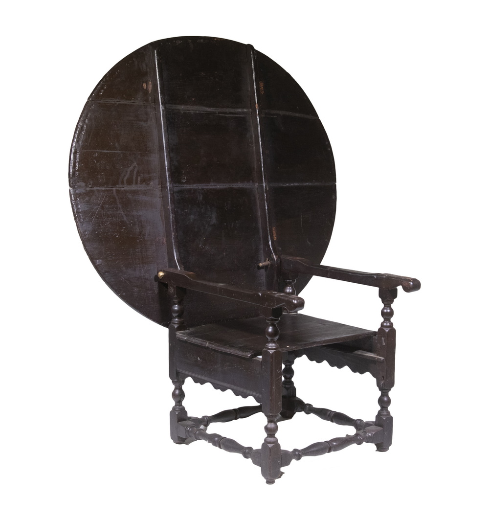 PILGRIM CENTURY CHAIR-TABLE Late 17th