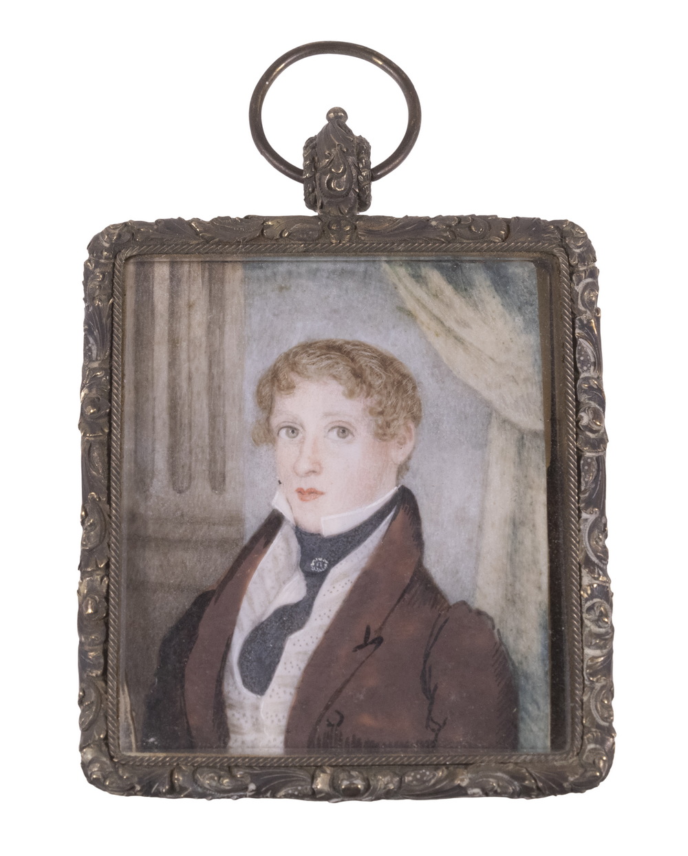 AMERICAN MINIATURE PORTRAIT CA 302e64