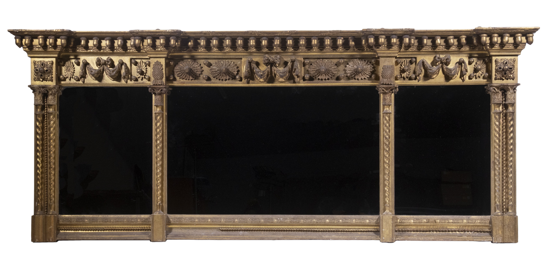 FEDERAL PERIOD OVERMANTEL MIRROR 302e7a