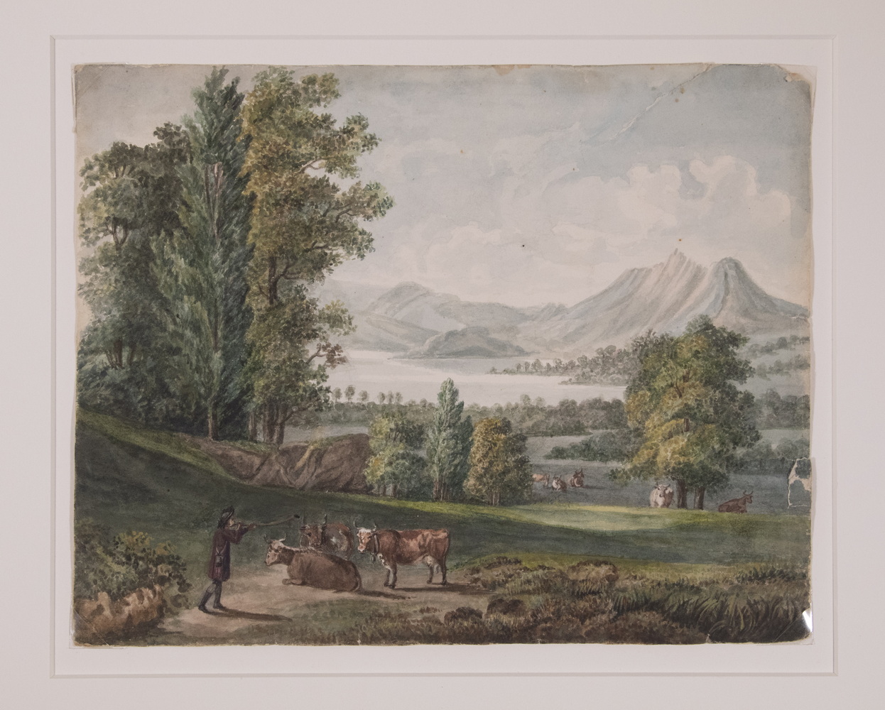 MID 19TH C AMERICAN SCHOOL LANDSCAPE 302e87