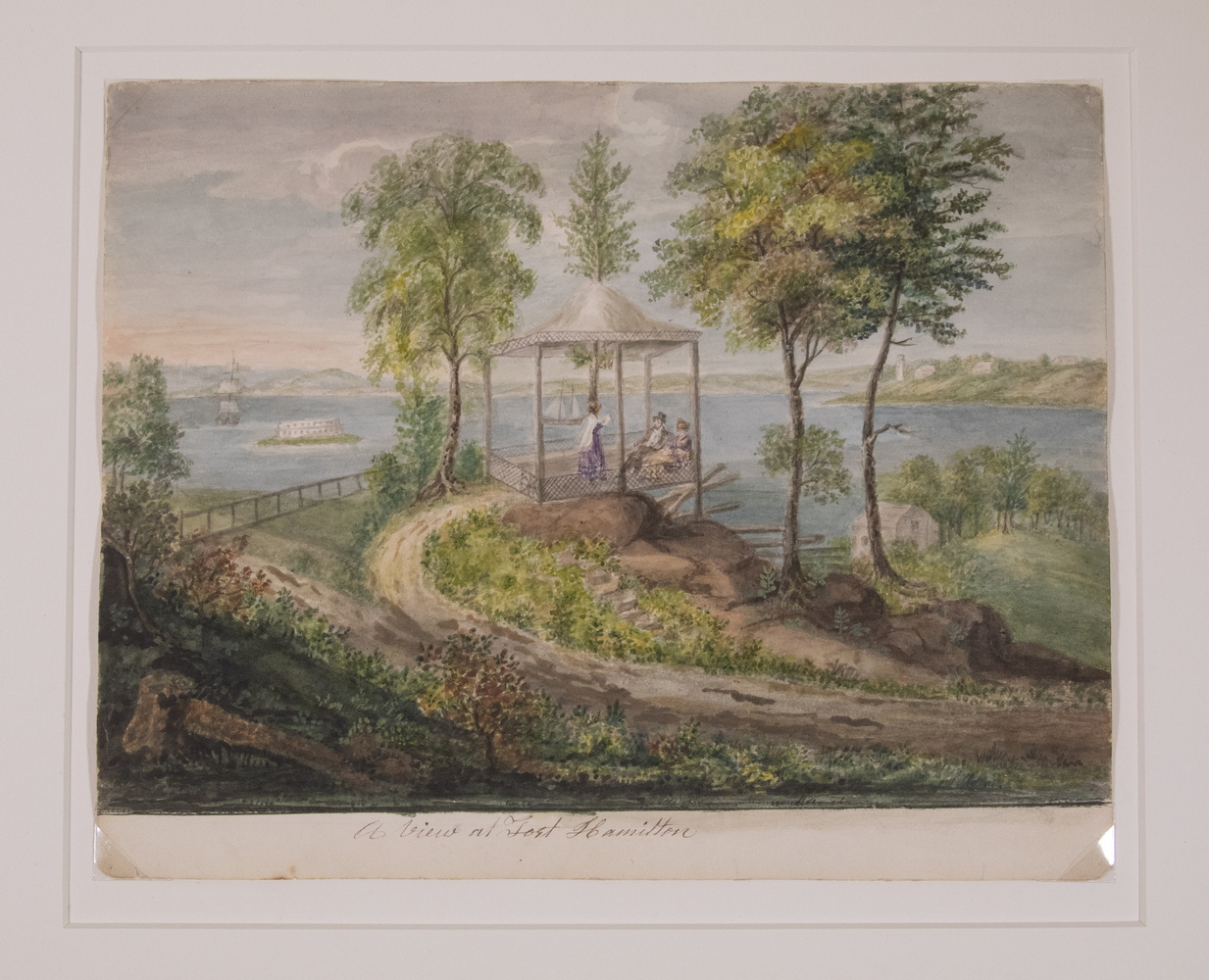 MID 19TH C AMERICAN SCHOOL LANDSCAPE 302e8c