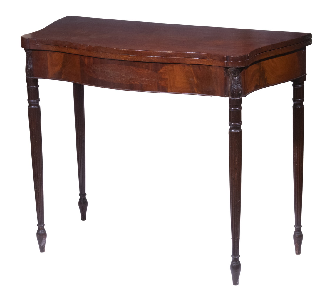 SHERATON FEDERAL CARD TABLE Early