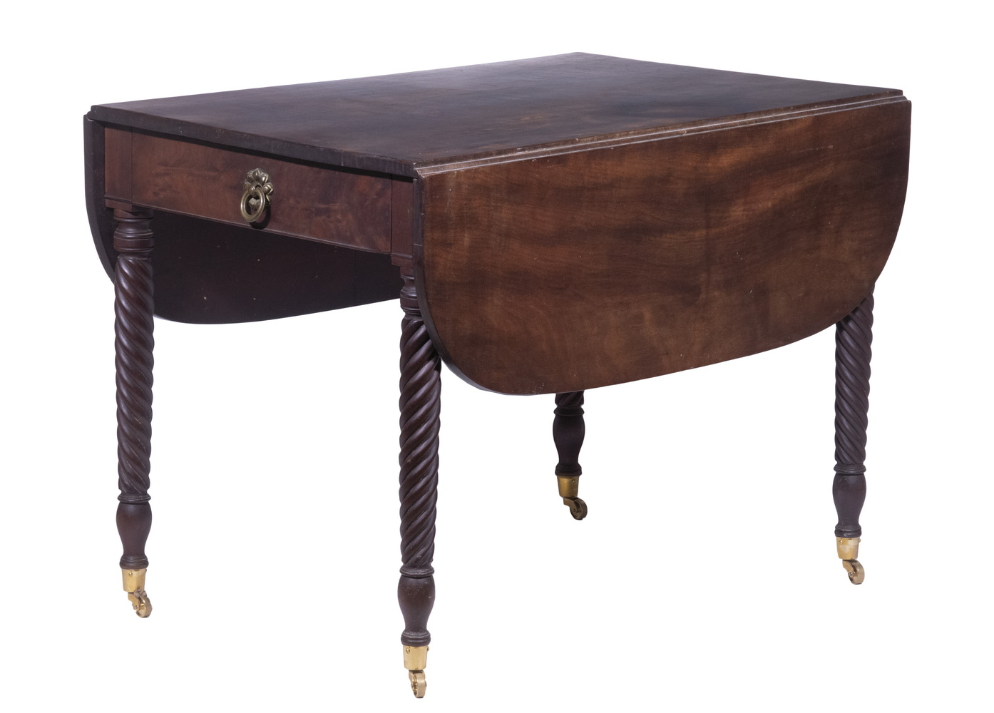 NEW YORK SHERATON DROP-LEAF TABLE