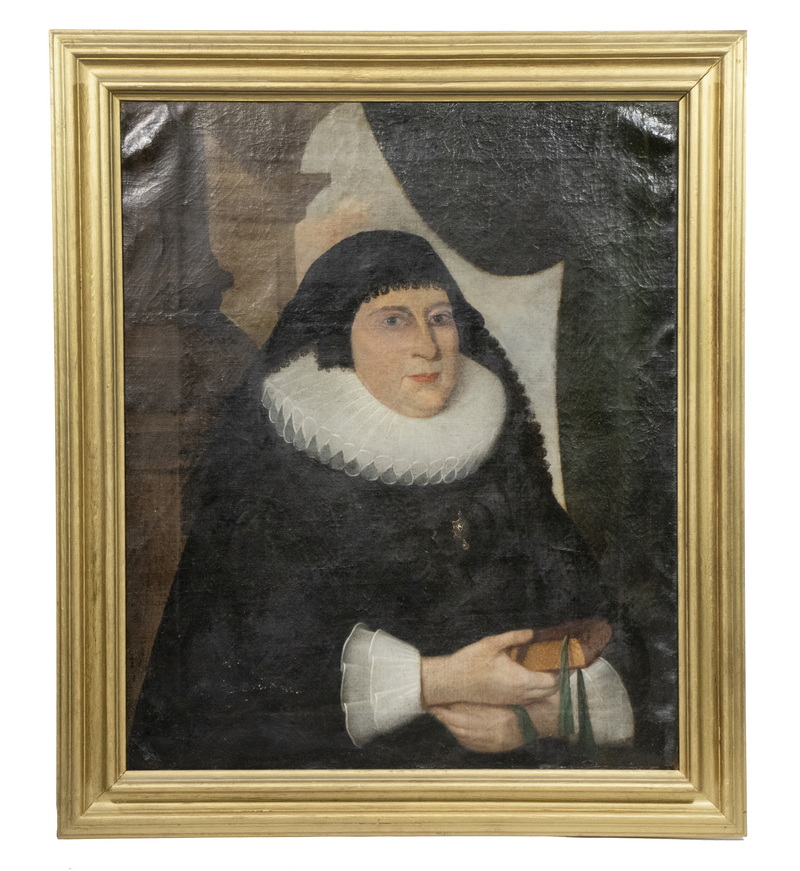 17TH C FLEMISH PORTRAIT OF A WOMAN 302eef