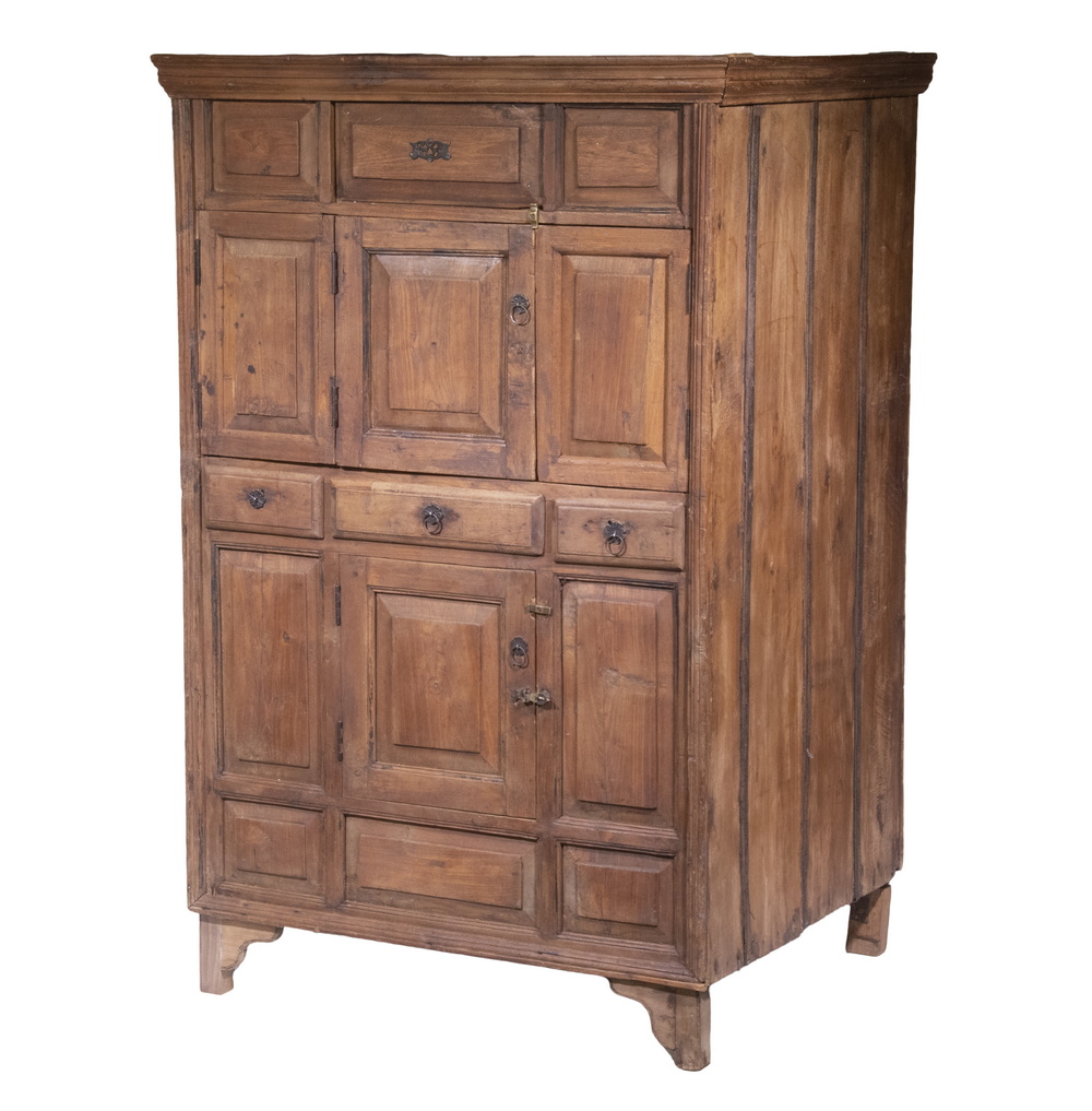 CHINESE STORAGE CABINET Large Elmwood 302f3c