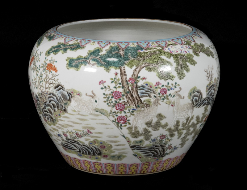 CHINESE PORCELAIN JARDINIERE Chinese