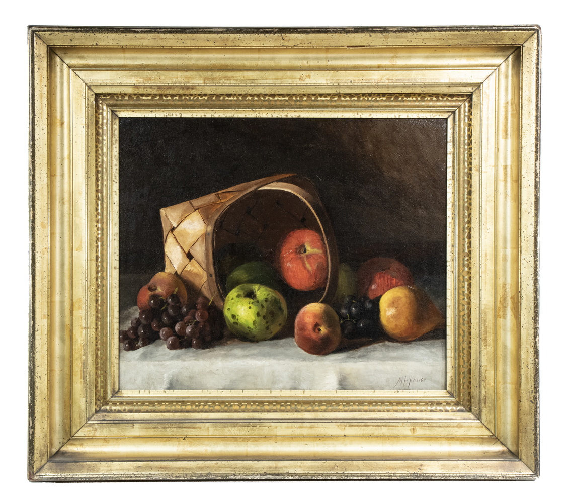 19TH C STILL LIFE SIGNED M H  303070