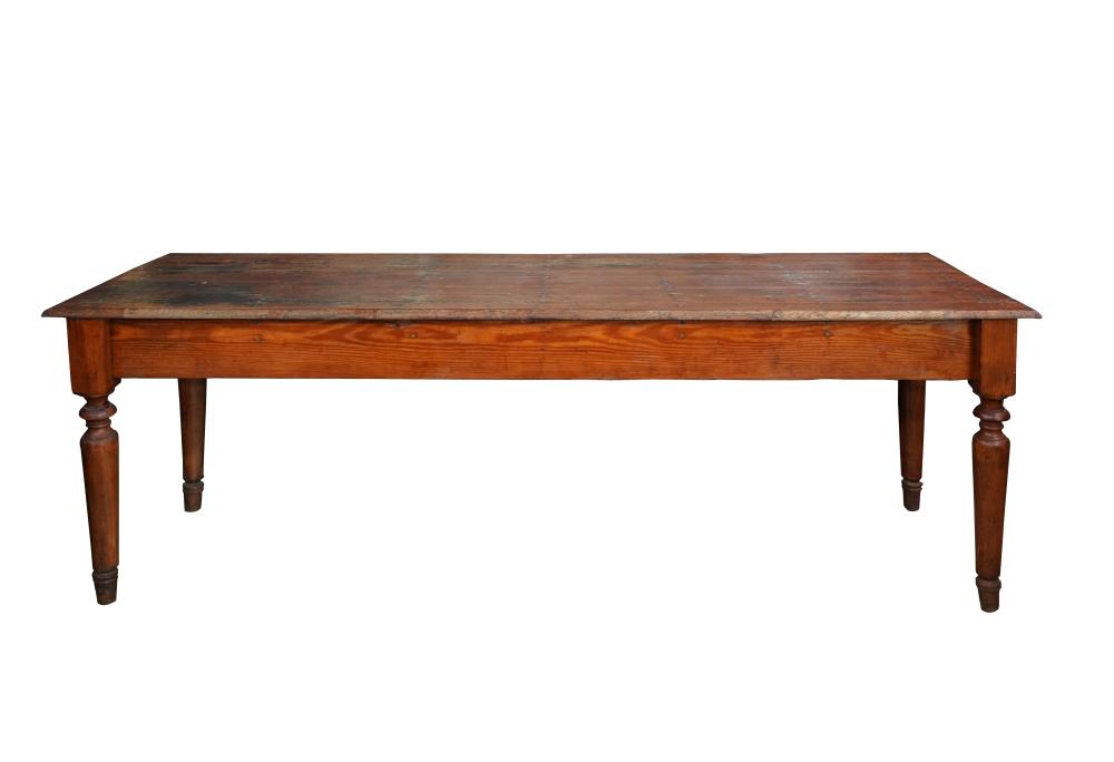 STAINED PINE FARM TABLE19th century  303111