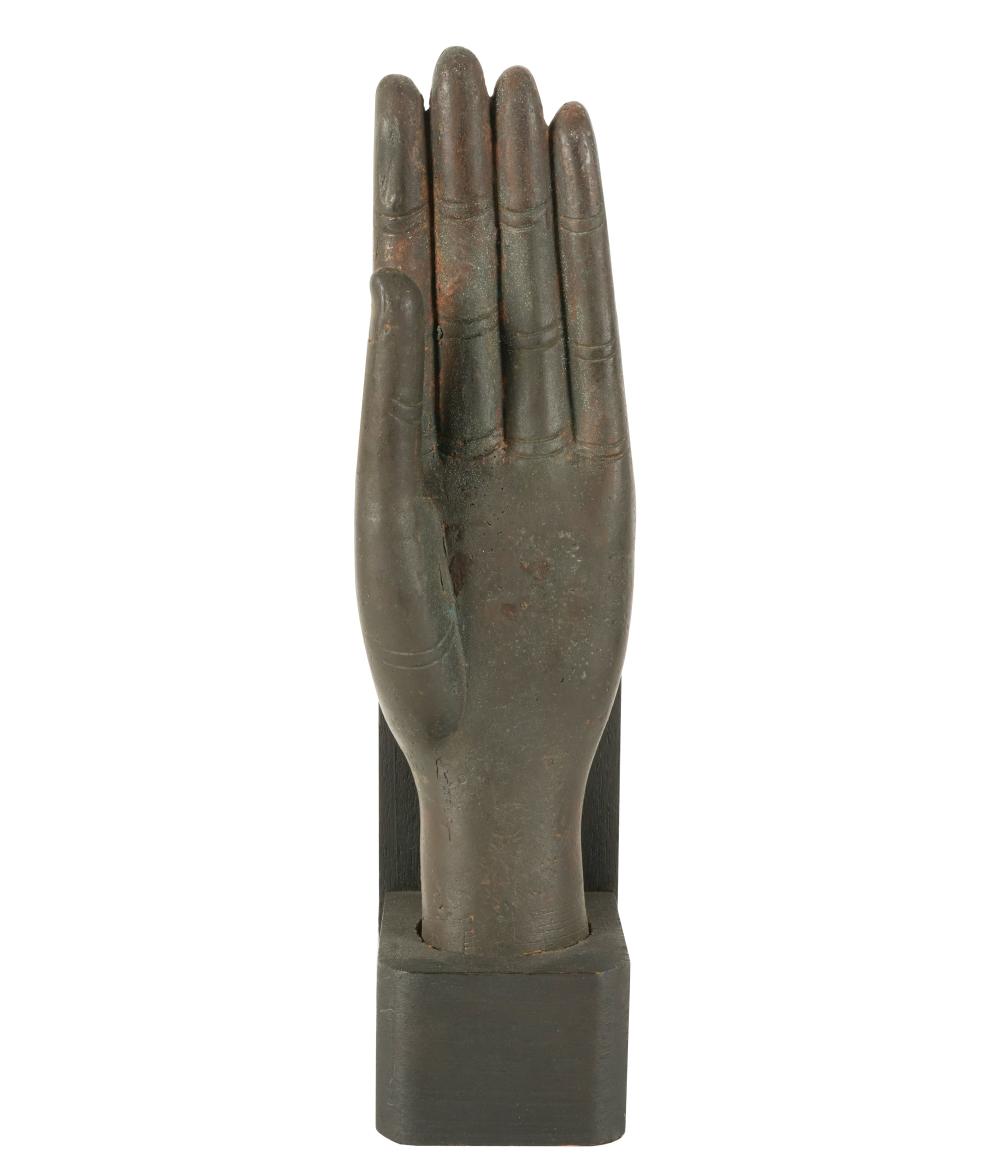 SOUTHEAST ASIAN BRONZE HAND OF 303130