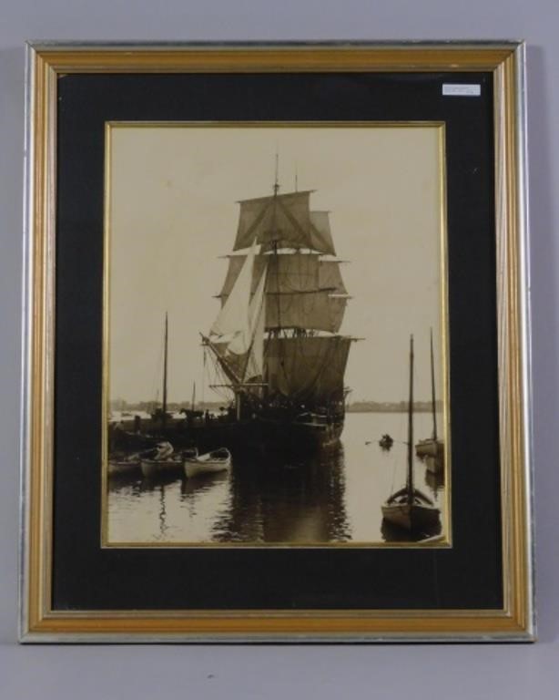 NEW BEDFORD WHALESHIP PHOTOGRAPH.