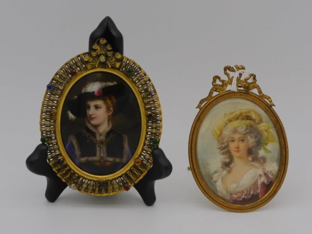  2 MINIATURE PORTRAITS TO INCLUDE  30316f