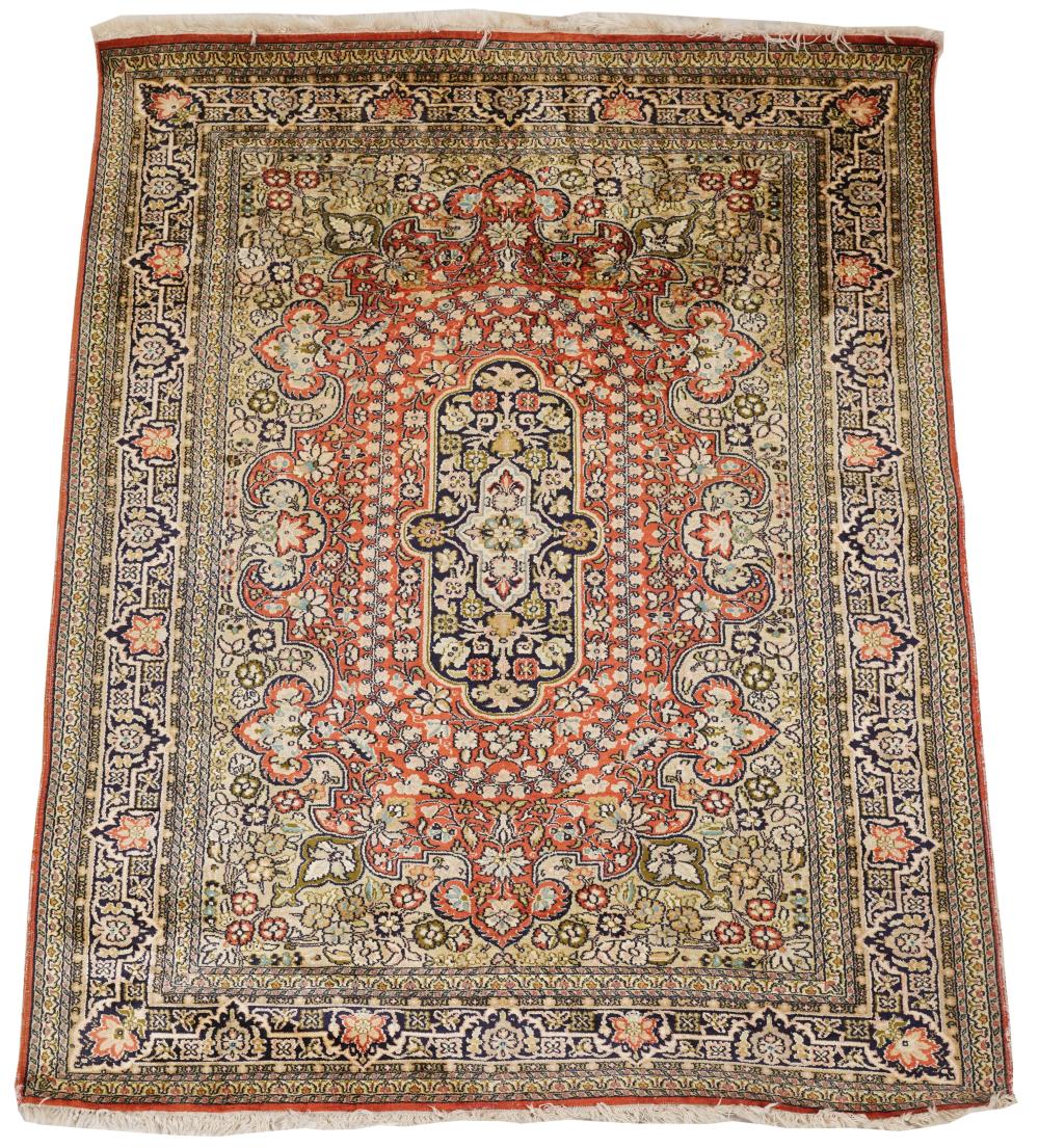 INDO PERSIAN CARPETsilk and wool 3031bf