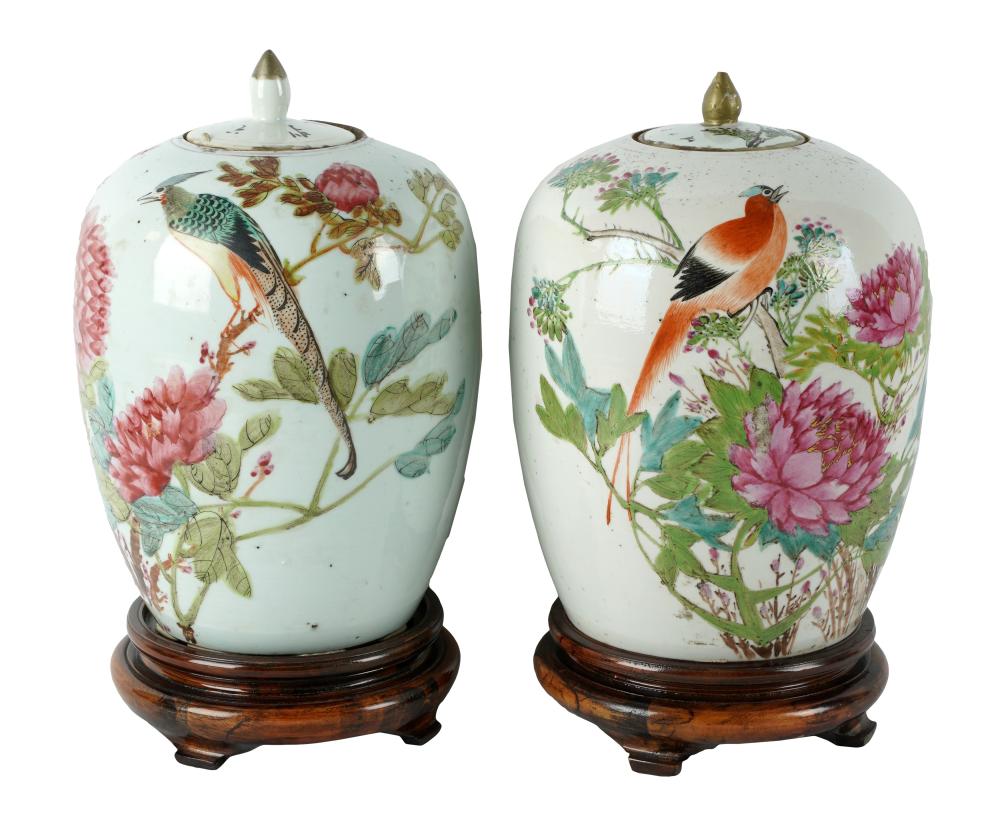 PAIR OF CHINESE FAMILLE ROSE PORCELAIN 3031cc