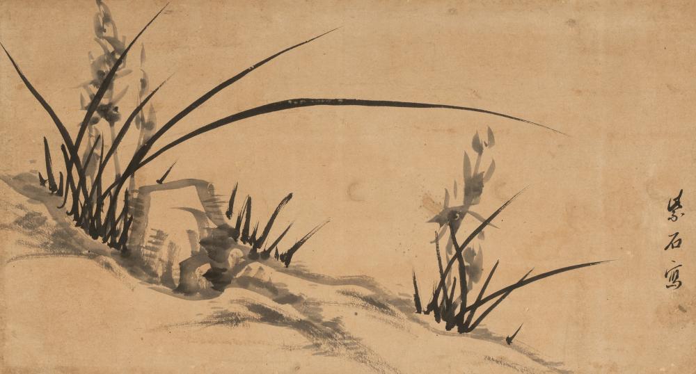 SO SHISEKI (1715-1786): ORCHIDS AND