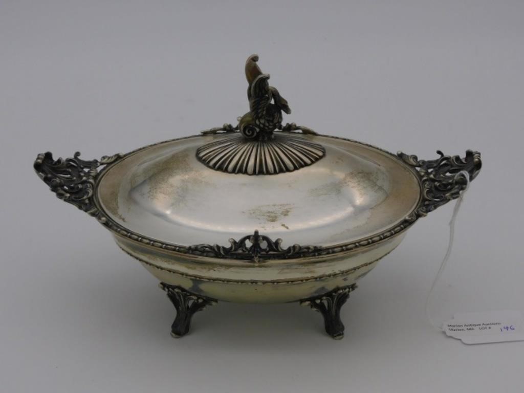 STERLING COVERED DISH. CA. 19TH