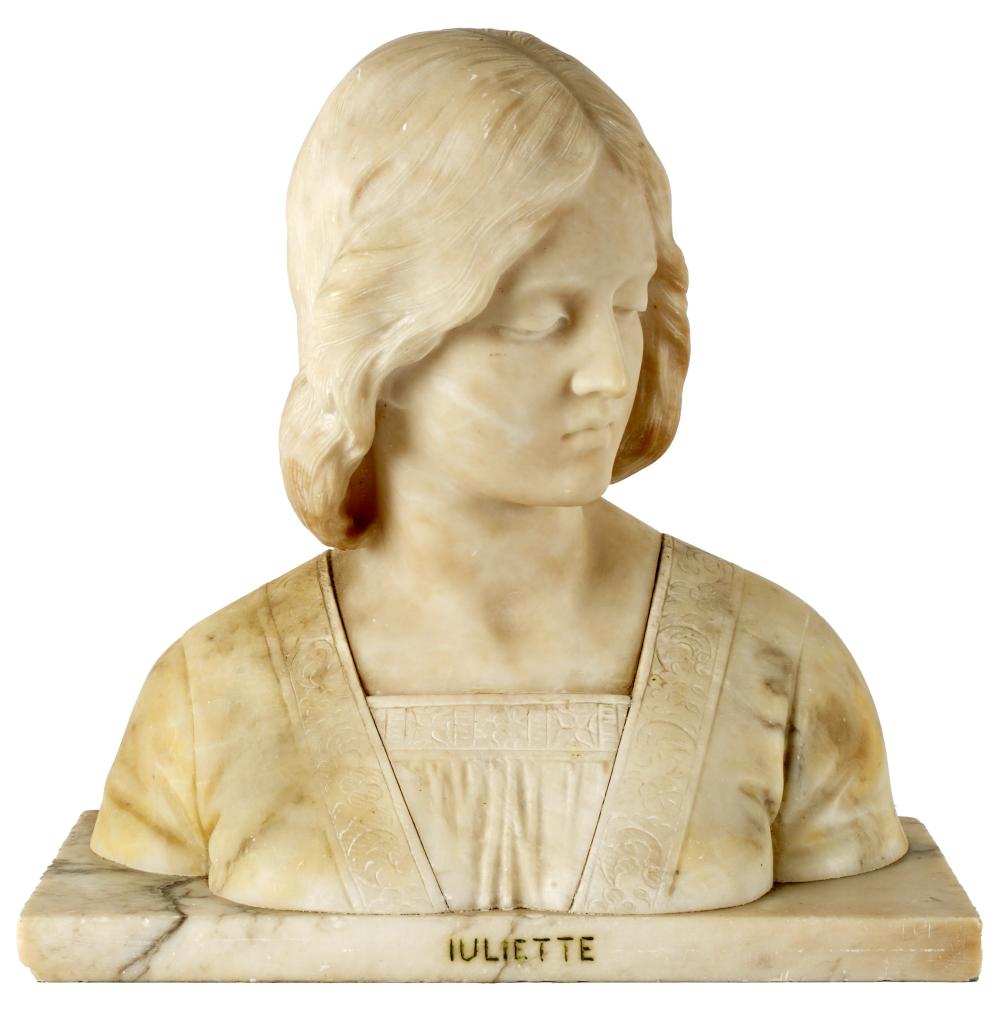 AFTER GIUSEPPE BESSI BUST OF JULIETTEcarved 30322c