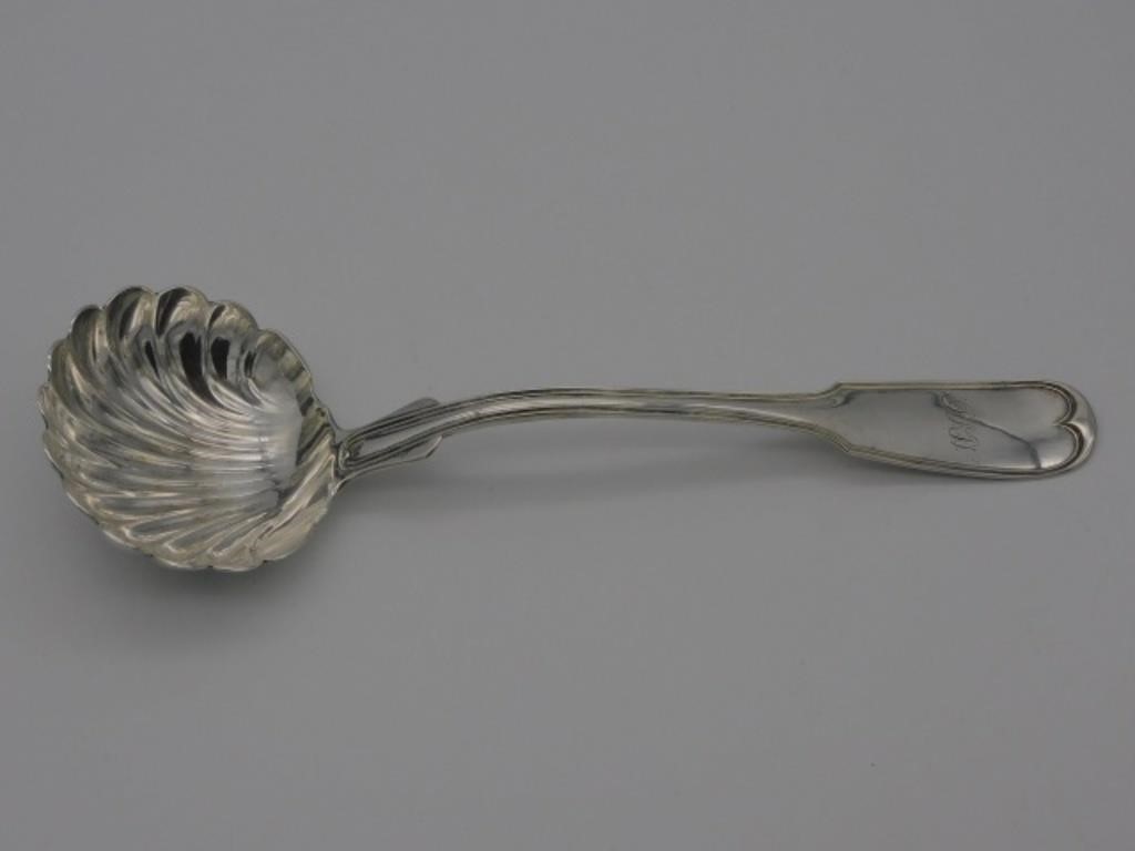 R W WILSON COIN SILVER LADLE  303239