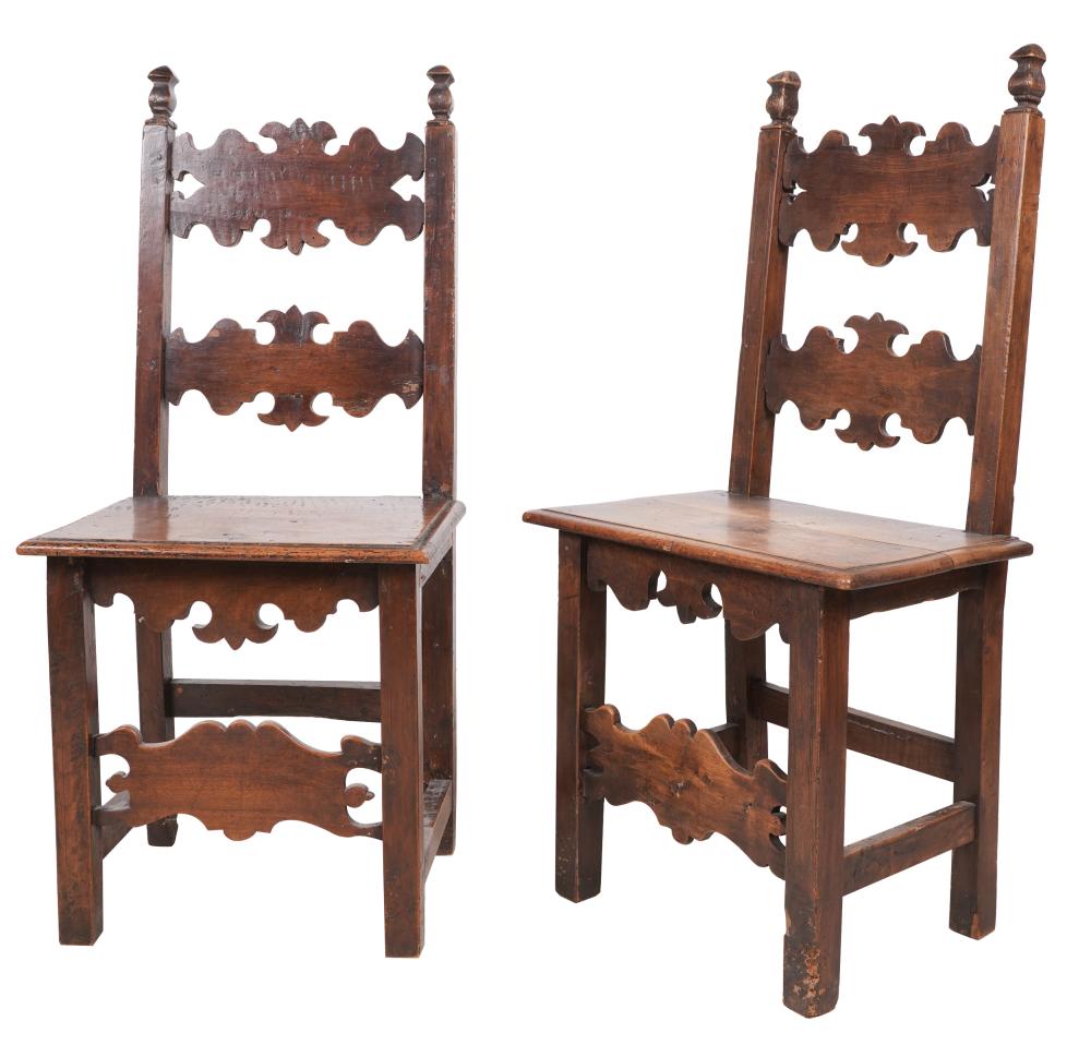 PAIR OF ITALIAN BAROQUE STYLE CARVED 30324d