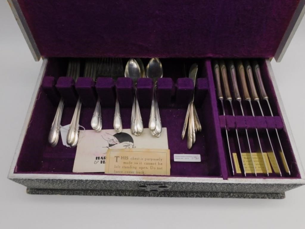 (47) PIECE TOWLE FLATWARE SET, CA. 1931.