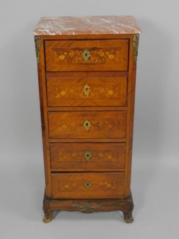 FRENCH MARQUETRY AND ORMOLU MOUNTED 303256