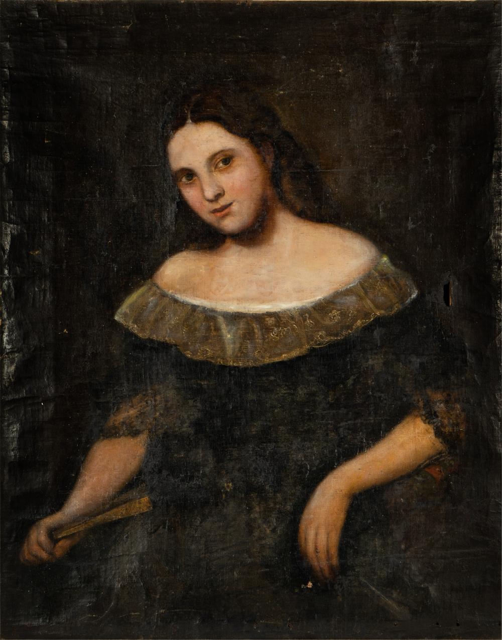 ARTIST UNKNOWN PORTRAIT OF A LADY19th 303272