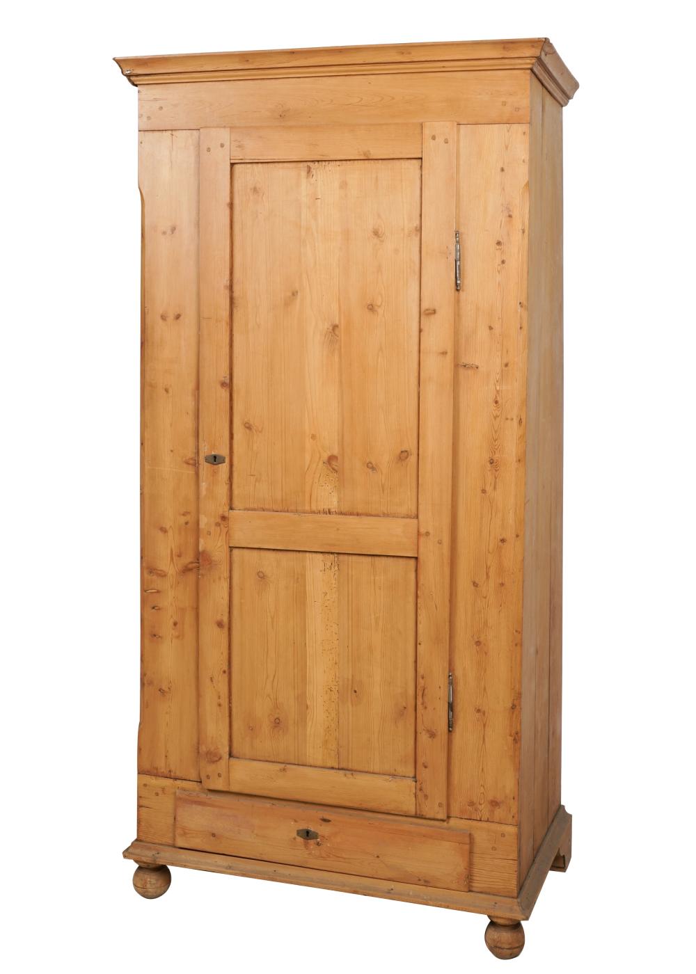 PINE WARDROBE CABINETwith a hinged 303280