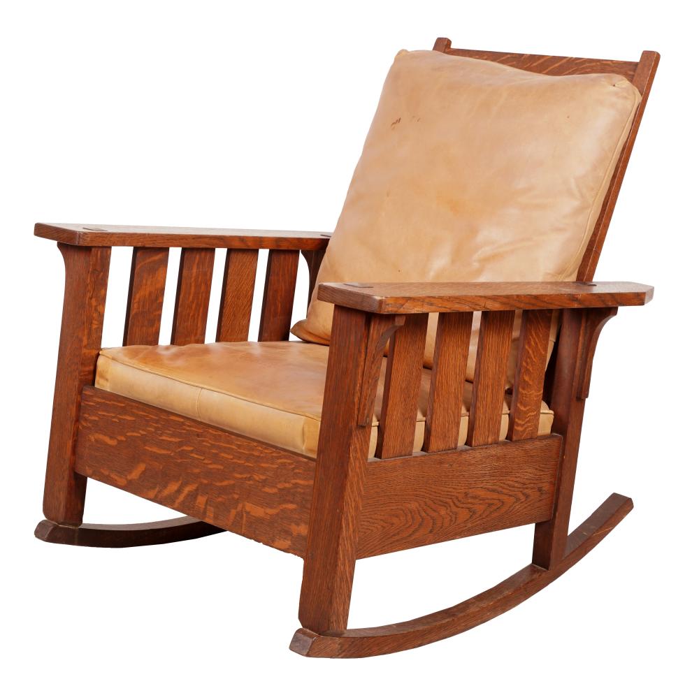 STICKLEY AND BRANDT CHAIR COMPANY OAK
