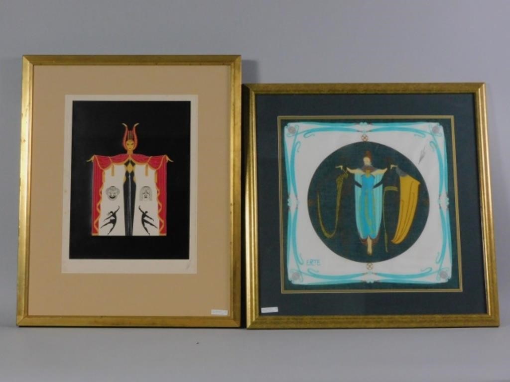 ERTE SIGNED AND NUMBERED COLORED