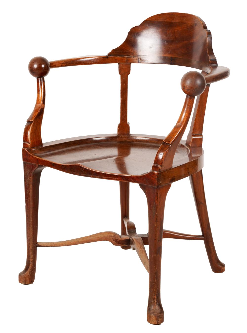 VIENNESE MAHOGANY ARMCHAIR19th 3032b1