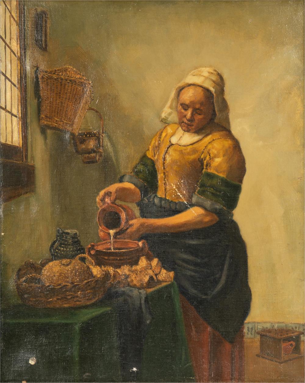 AFTER JAN VERMEER THE MILKMAID20th 3032e0