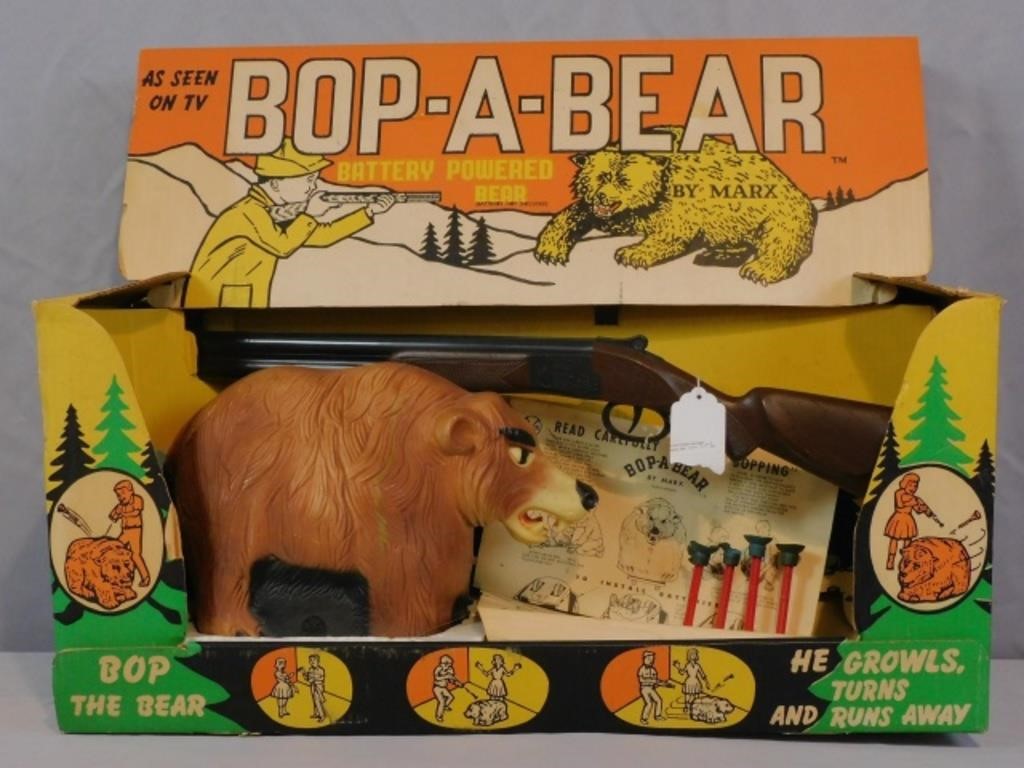 MARX BOP-A-BEAR TOY IN ORIGINAL BOX.