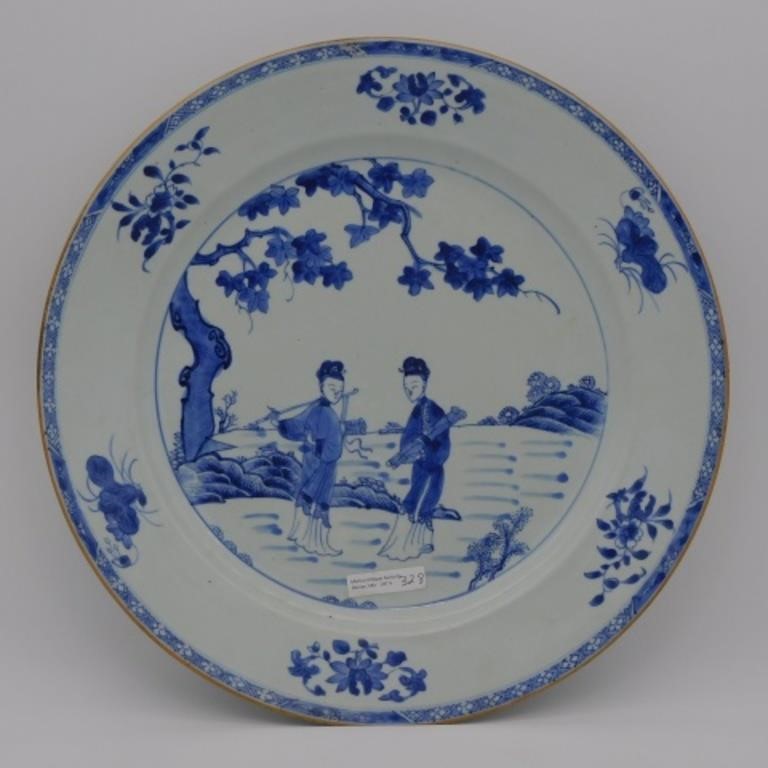 BLUE AND WHITE CHINESE CANTON EXPORT 303351