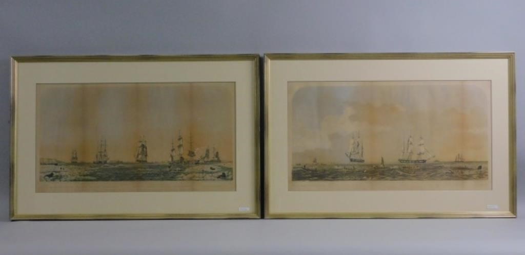 J. H. BUFFORD, (2) COLORED LITHOGRAPHS,