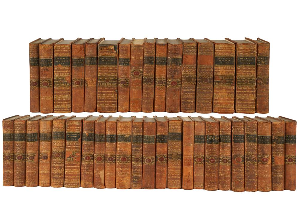 37 LEATHERBOUND VOLUMES: ANNUAL